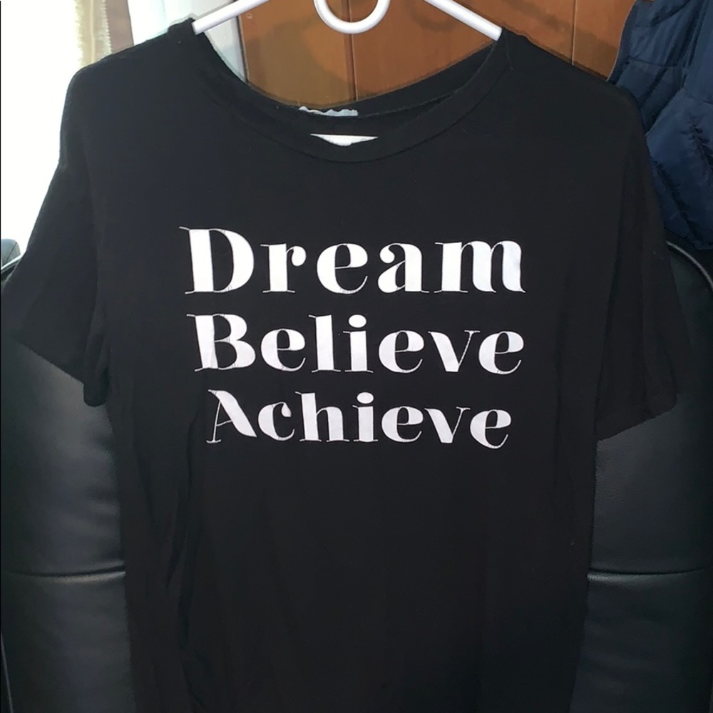 Black tee shirt